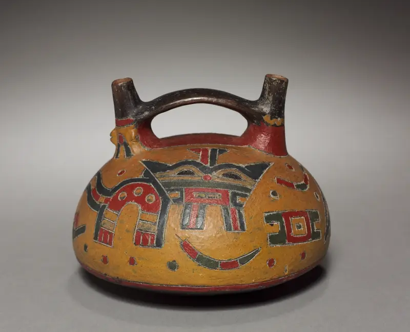 Vessel with Feline — تصویر رکورد موزهٔ هنر کلیولند (دسترسی آزاد)