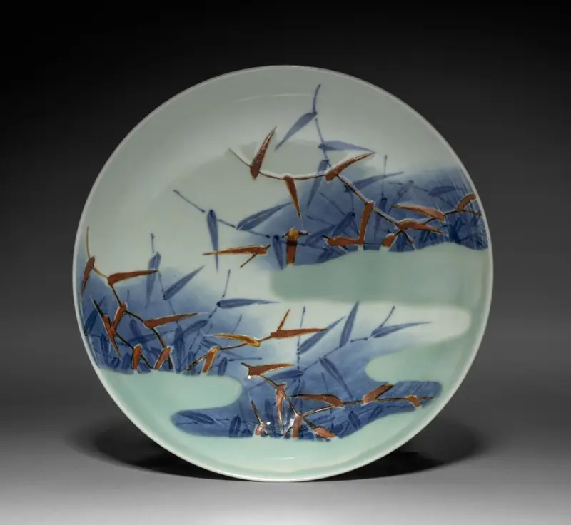 Dish with Reeds and Mist — تصویر رکورد موزهٔ هنر کلیولند (دسترسی آزاد)