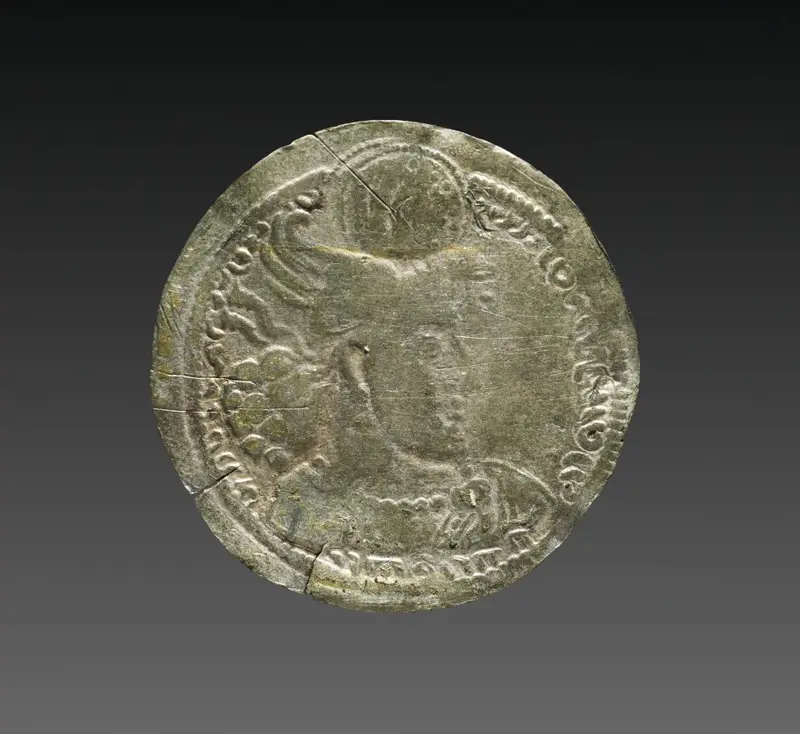 Drachma: Bust of Hormizd II, r., wearing crown (obverse) — تصویر رکورد موزهٔ هنر کلیولند (دسترسی آزاد)