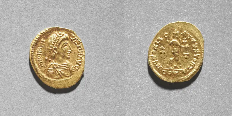 Solidus of Arkadios — تصویر رکورد موزهٔ هنر کلیولند (دسترسی آزاد)