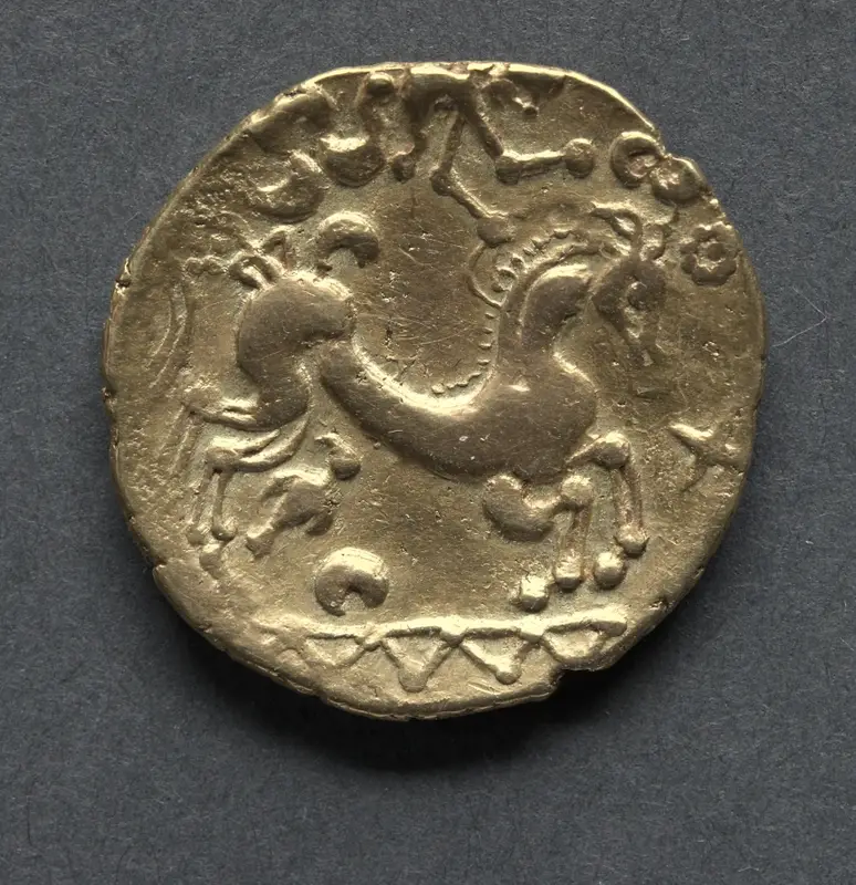 Bellovaci Stater: Horse with Victory Above (reverse) — تصویر رکورد موزهٔ هنر کلیولند (دسترسی آزاد)