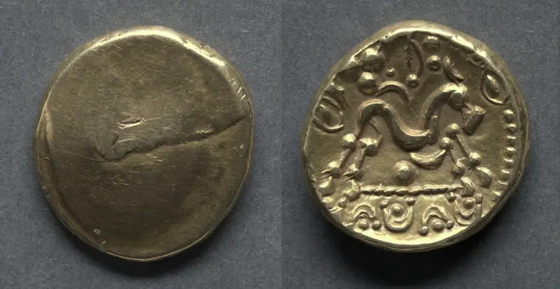 Stater: Plain (obverse); Horse (reverse) — تصویر رکورد موزهٔ هنر کلیولند (دسترسی آزاد)