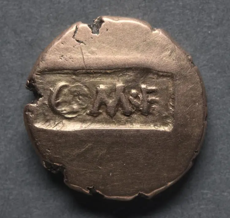 Verica Stater: Horse and Rider (reverse) — تصویر رکورد موزهٔ هنر کلیولند (دسترسی آزاد)