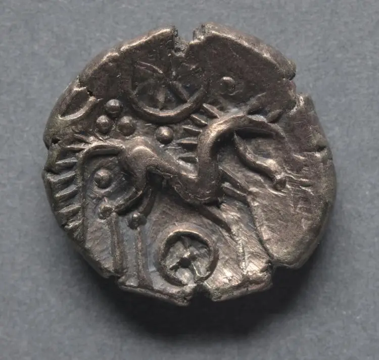 Stater: Horse and wheels (reverse) — تصویر رکورد موزهٔ هنر کلیولند (دسترسی آزاد)