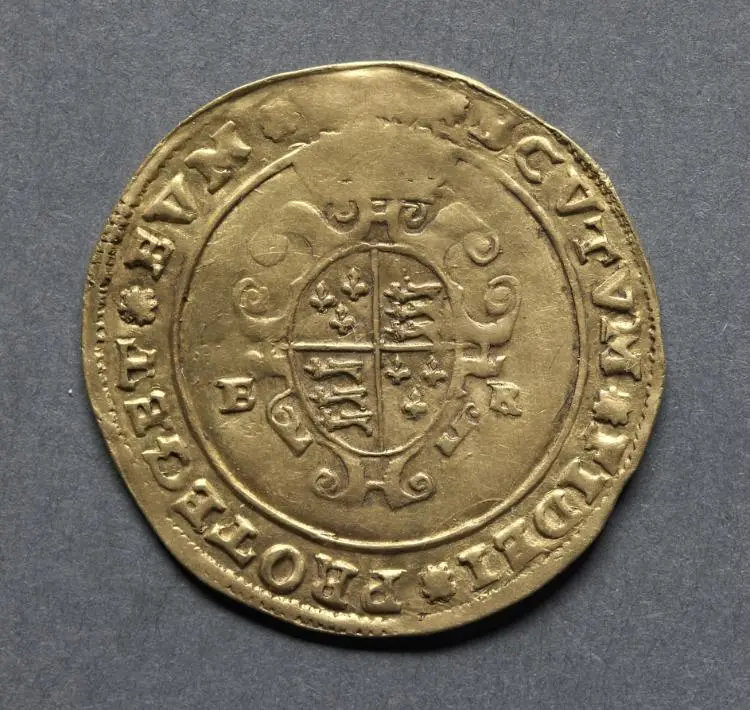 Half Sovereign: Crowned Royal Arms — تصویر رکورد موزهٔ هنر کلیولند (دسترسی آزاد)