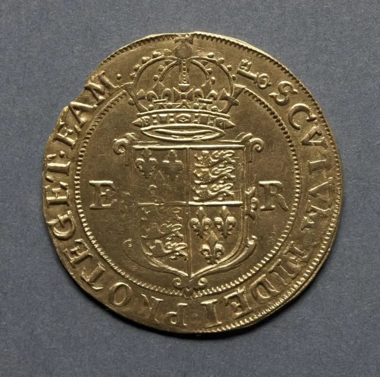 Pound: Crowned Shield of Arms (reverse) — تصویر رکورد موزهٔ هنر کلیولند (دسترسی آزاد)