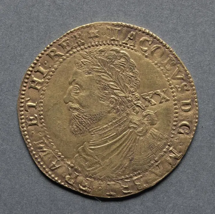 Laurel: James I (obverse) — تصویر رکورد موزهٔ هنر کلیولند (دسترسی آزاد)