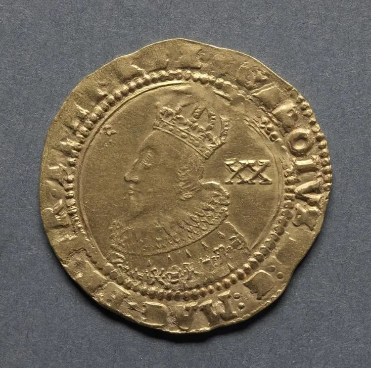 Unite: Charles I (obverse) — تصویر رکورد موزهٔ هنر کلیولند (دسترسی آزاد)