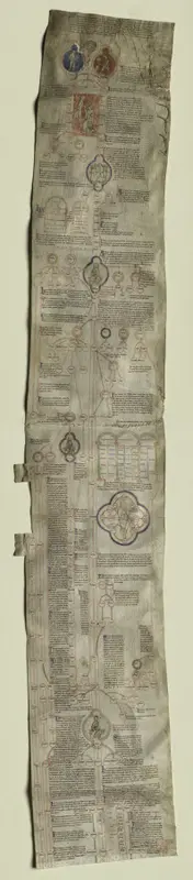 Peter of Poitiers's "Compendium Historiae in Genealogia Christi" — تصویر رکورد موزهٔ هنر کلیولند (دسترسی آزاد)