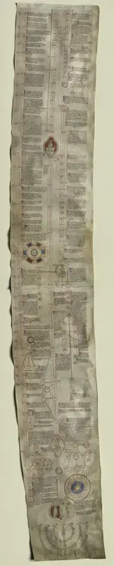 Peter of Poitiers's "Compendium Historiae in Genealogia Christi" — تصویر رکورد موزهٔ هنر کلیولند (دسترسی آزاد)