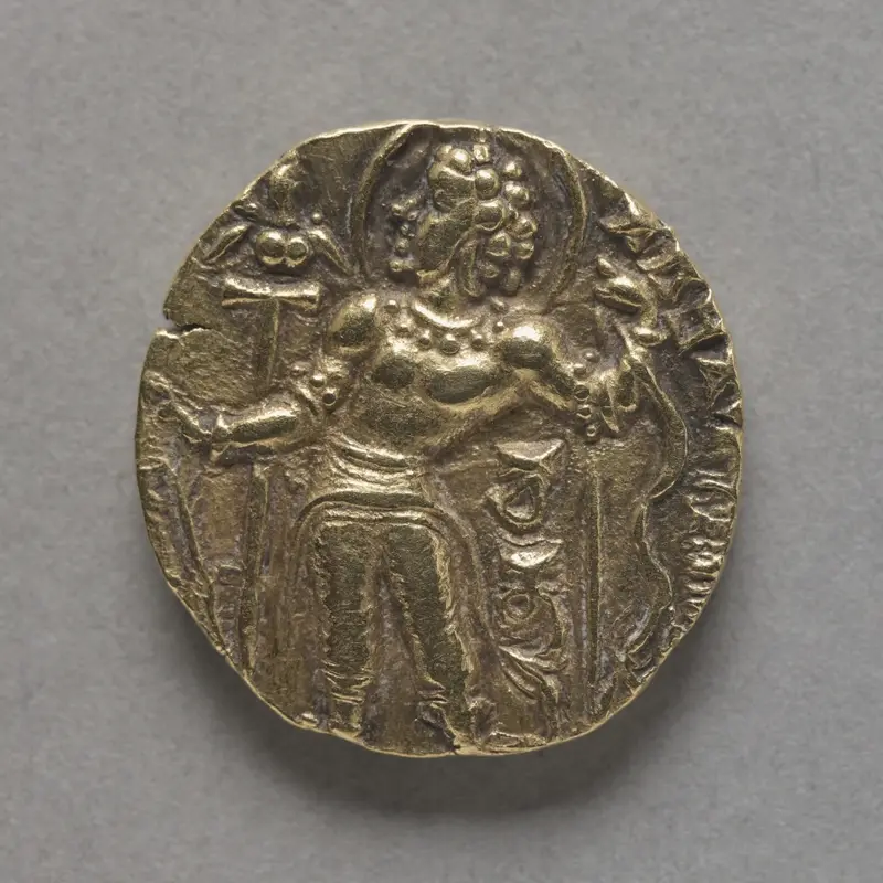 Coin with Figure of an Archer (obverse) — تصویر رکورد موزهٔ هنر کلیولند (دسترسی آزاد)