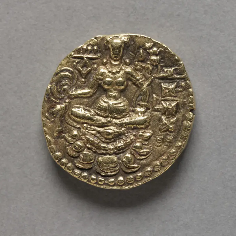 Coin with Figure of an Archer (reverse) — تصویر رکورد موزهٔ هنر کلیولند (دسترسی آزاد)