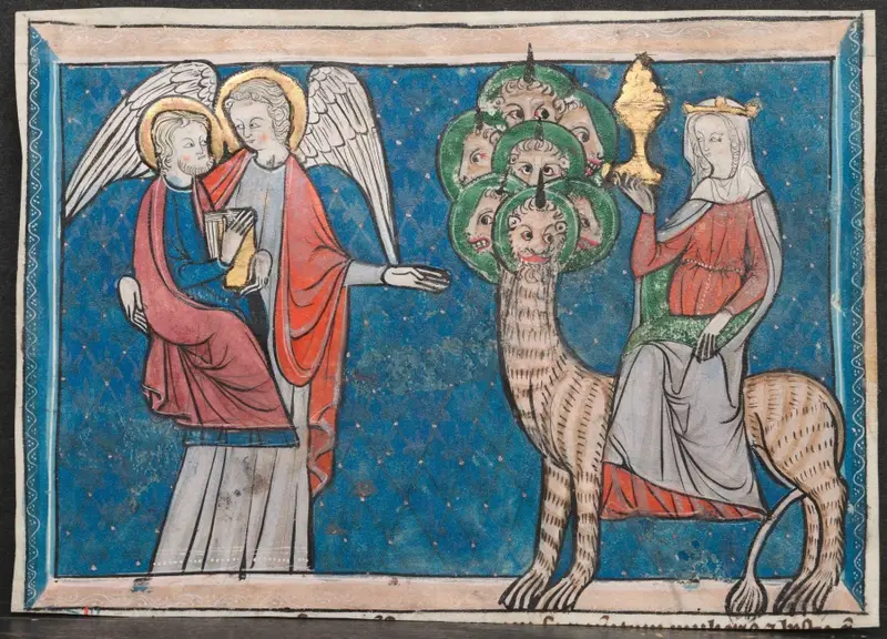 Miniatures from a Manuscript of the Apocalypse — تصویر رکورد موزهٔ هنر کلیولند (دسترسی آزاد)