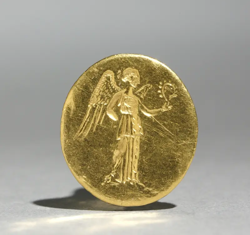 Finger Ring with Figure of Nike — تصویر رکورد موزهٔ هنر کلیولند (دسترسی آزاد)