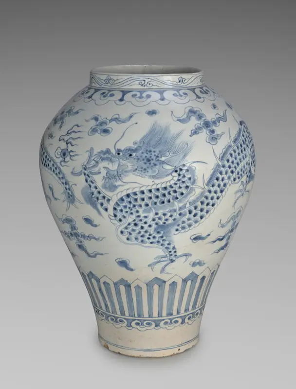 Jar with Dragon Design — تصویر رکورد موزهٔ هنر کلیولند (دسترسی آزاد)