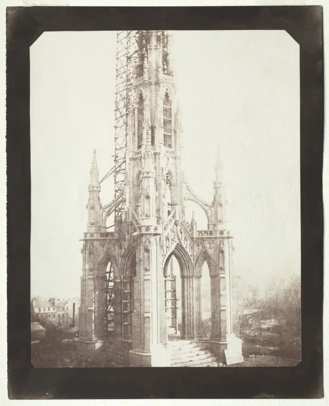 Scott Monument Under Construction — تصویر رکورد موزهٔ هنر کلیولند (دسترسی آزاد)