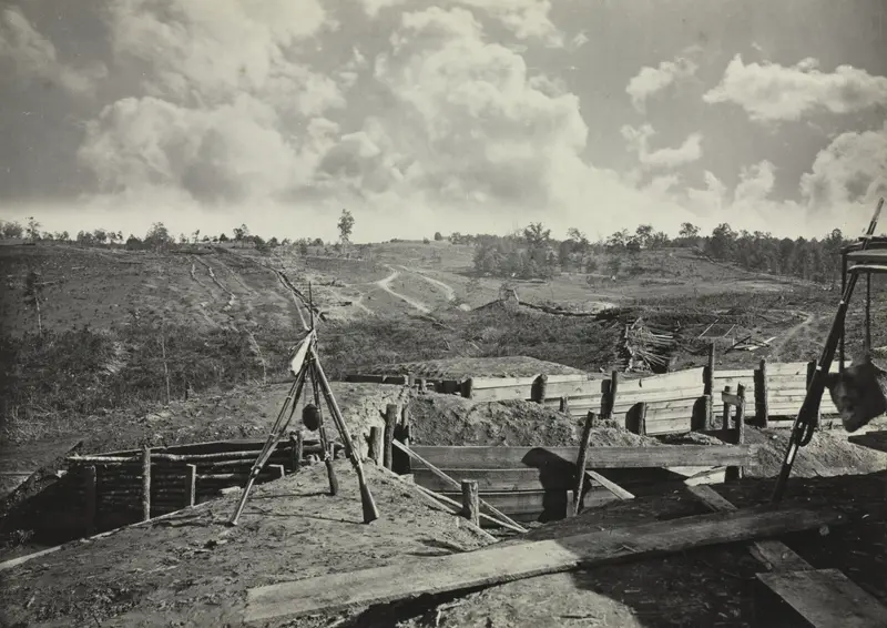 Rebel Works in front of Atlanta, Georgia, No. 5 — تصویر رکورد موزهٔ هنر کلیولند (دسترسی آزاد)