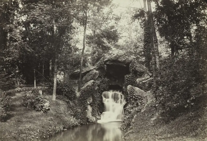 View of the Small Grotto toward the Deer Pond, Bois de Boulogne — تصویر رکورد موزهٔ هنر کلیولند (دسترسی آزاد)
