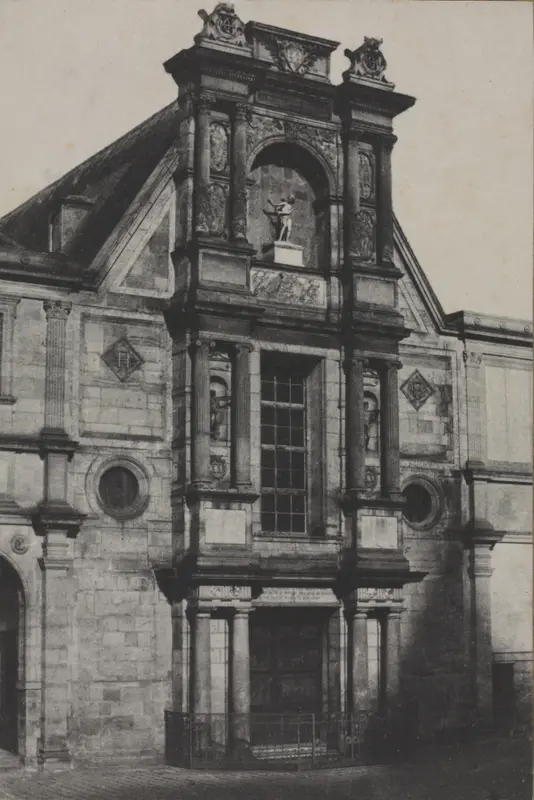 Portico of the Château d'Anet, now at the École des Beaux-Arts, Paris — تصویر رکورد موزهٔ هنر کلیولند (دسترسی آزاد)