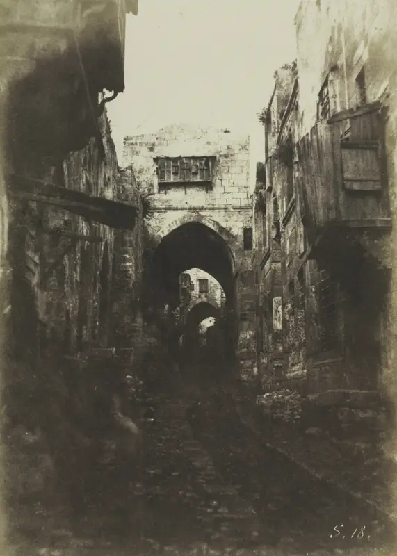 Street in the Arab Quarter, Jerusalem — تصویر رکورد موزهٔ هنر کلیولند (دسترسی آزاد)