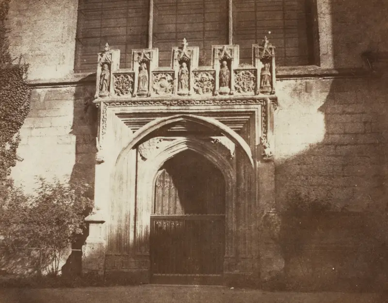 Ancient Door, Magdalen College, Oxford — تصویر رکورد موزهٔ هنر کلیولند (دسترسی آزاد)