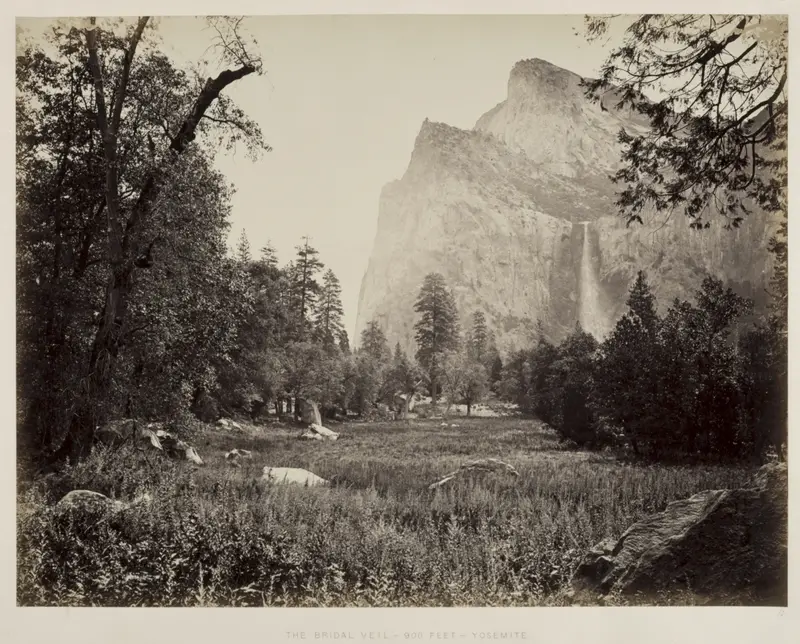 Bridal Veil, Yosemite — تصویر رکورد موزهٔ هنر کلیولند (دسترسی آزاد)