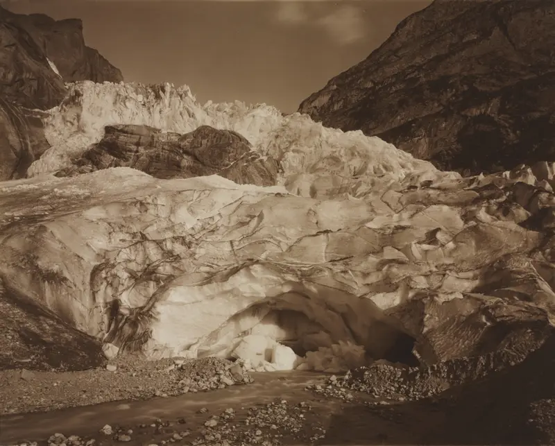 Switzerland. Grindelwald, Upper Glacier, Source of the Lutschine — تصویر رکورد موزهٔ هنر کلیولند (دسترسی آزاد)