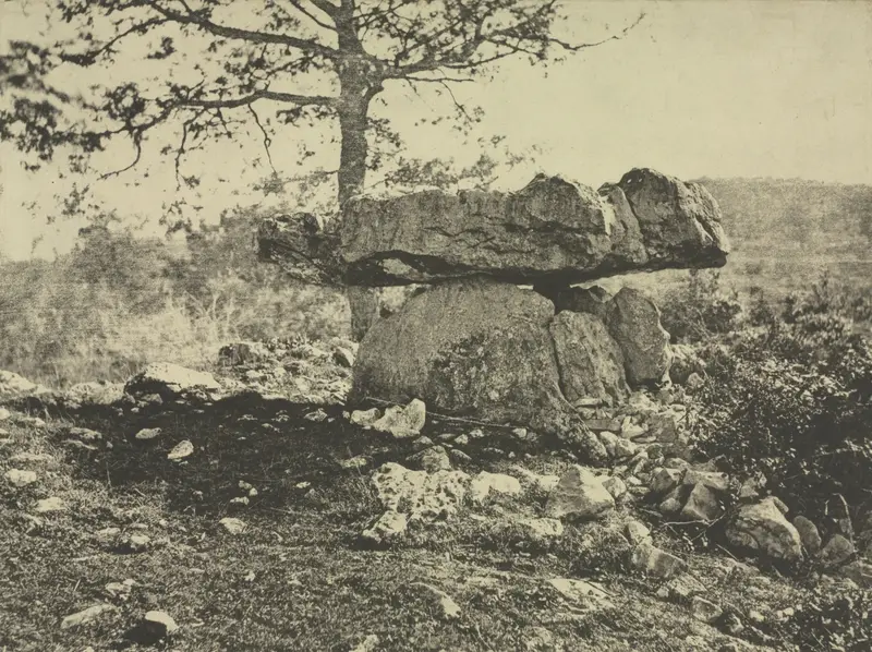 Dolmen, Cap del Puetch, Ariège, France — تصویر رکورد موزهٔ هنر کلیولند (دسترسی آزاد)