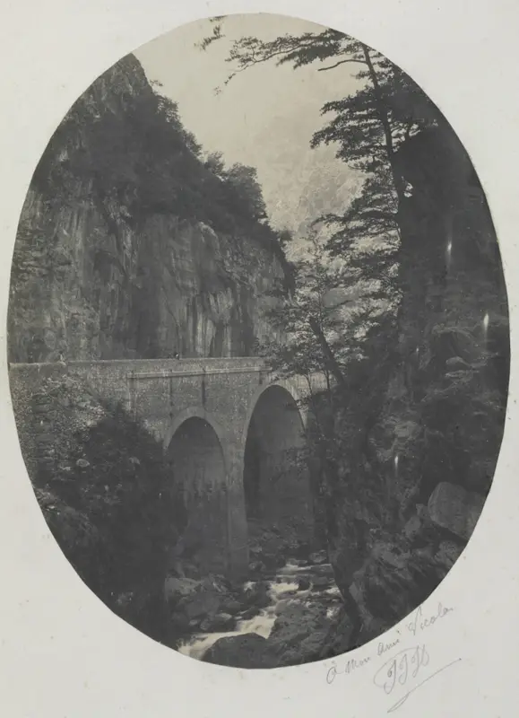 Gorge at Eaux Chaudes, Pyrenees — تصویر رکورد موزهٔ هنر کلیولند (دسترسی آزاد)