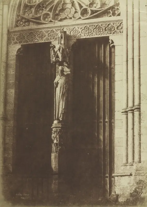 Amiens, Northern Façade of the Transept — تصویر رکورد موزهٔ هنر کلیولند (دسترسی آزاد)