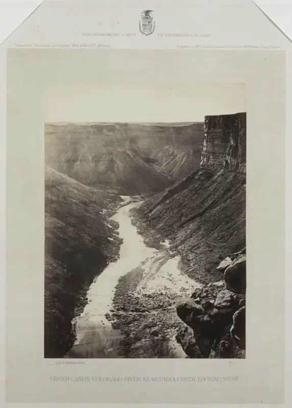 Grand Cañon, Colorado River, Mouth of Kanab Wash, Looking West — تصویر رکورد موزهٔ هنر کلیولند (دسترسی آزاد)