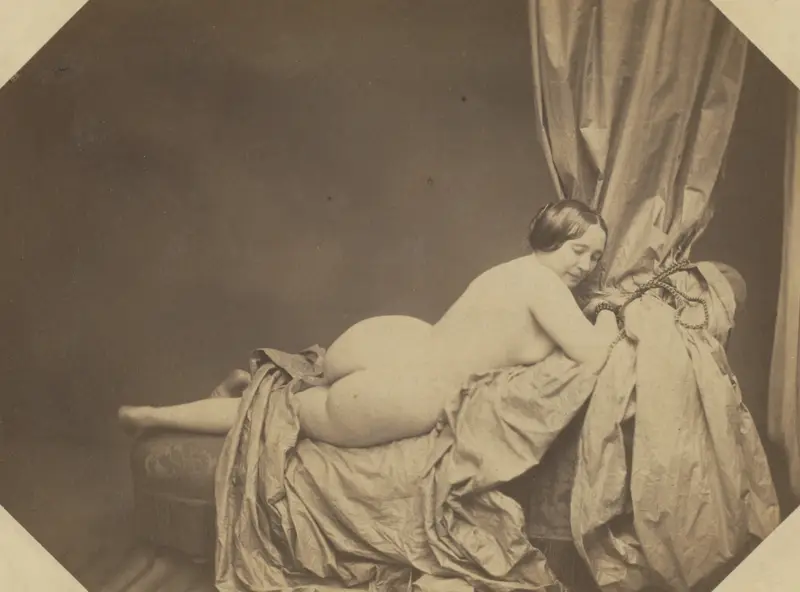 Academic Nude, Reclining on a Sofa — تصویر رکورد موزهٔ هنر کلیولند (دسترسی آزاد)