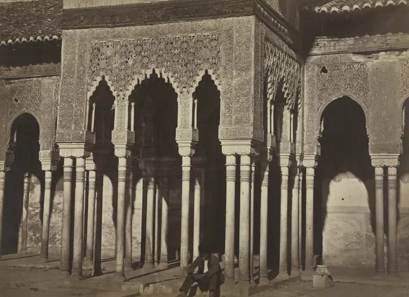 Courtyard, Alhambra — تصویر رکورد موزهٔ هنر کلیولند (دسترسی آزاد)