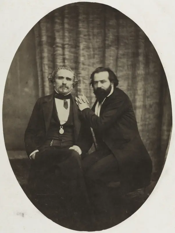 Portrait of the Actor Pierre Bocage and Friend — تصویر رکورد موزهٔ هنر کلیولند (دسترسی آزاد)