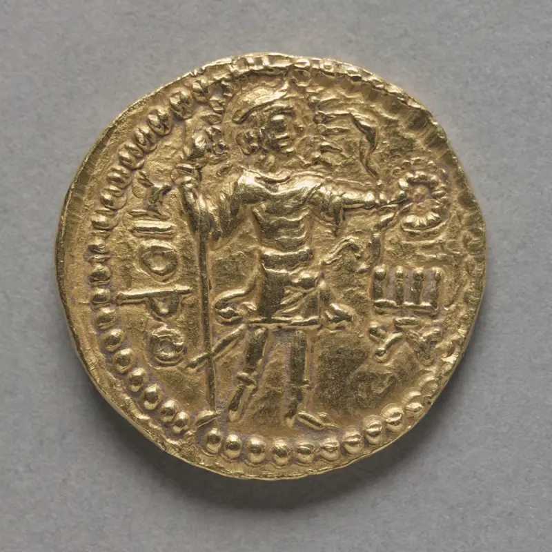 Coin: Havishka (reverse) — تصویر رکورد موزهٔ هنر کلیولند (دسترسی آزاد)