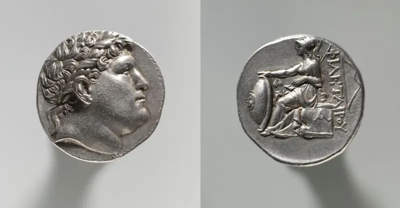 Tetradrachm — تصویر رکورد موزهٔ هنر کلیولند (دسترسی آزاد)