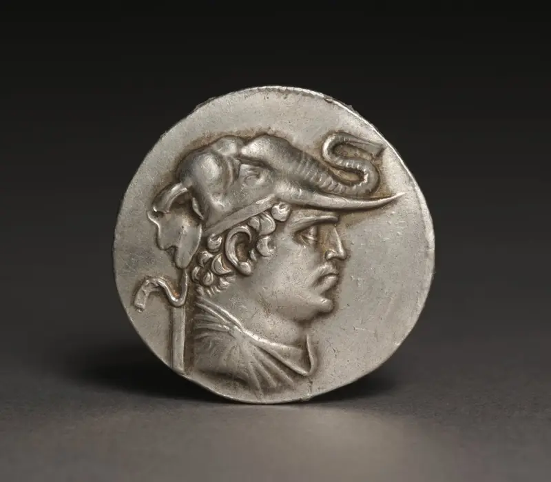 Coin of Demetrios, I (obverse) — تصویر رکورد موزهٔ هنر کلیولند (دسترسی آزاد)