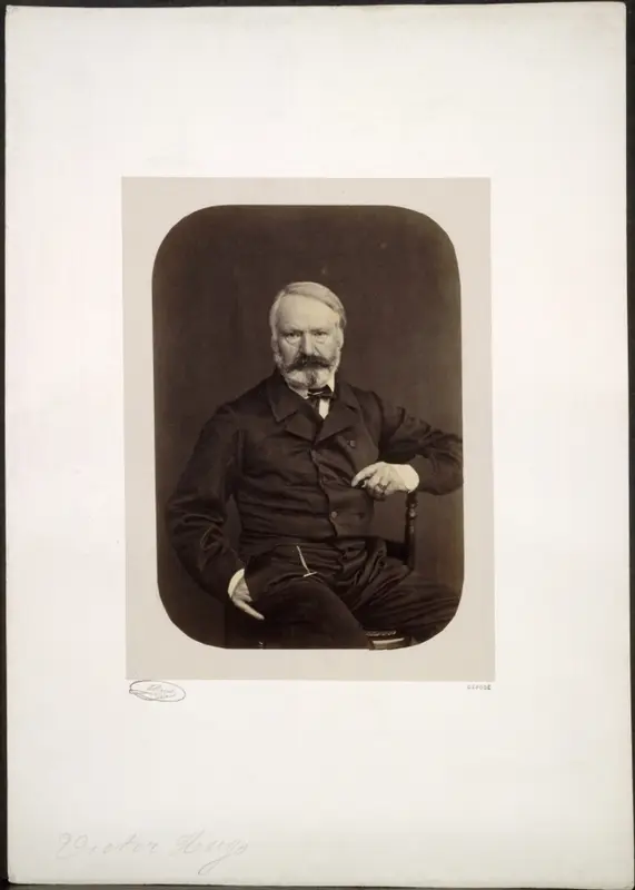Portrait of Victor Hugo on Guernsey — تصویر رکورد موزهٔ هنر کلیولند (دسترسی آزاد)