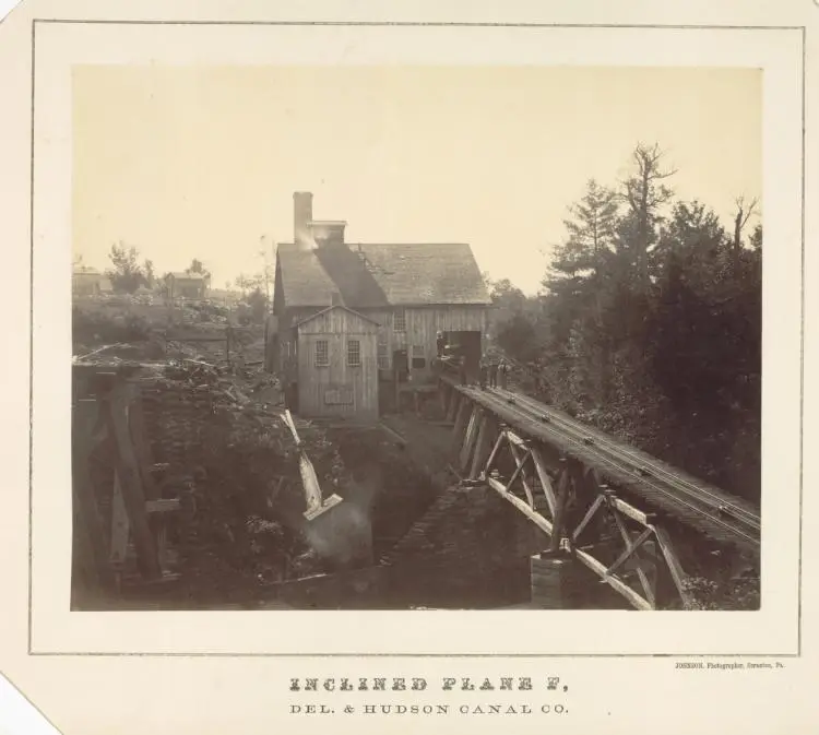 Inclined Plane F, Delaware and Hudson Canal Co. — تصویر رکورد موزهٔ هنر کلیولند (دسترسی آزاد)