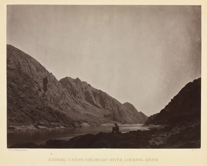 Iceberg Canyon, Colorado River Looking Above — تصویر رکورد موزهٔ هنر کلیولند (دسترسی آزاد)
