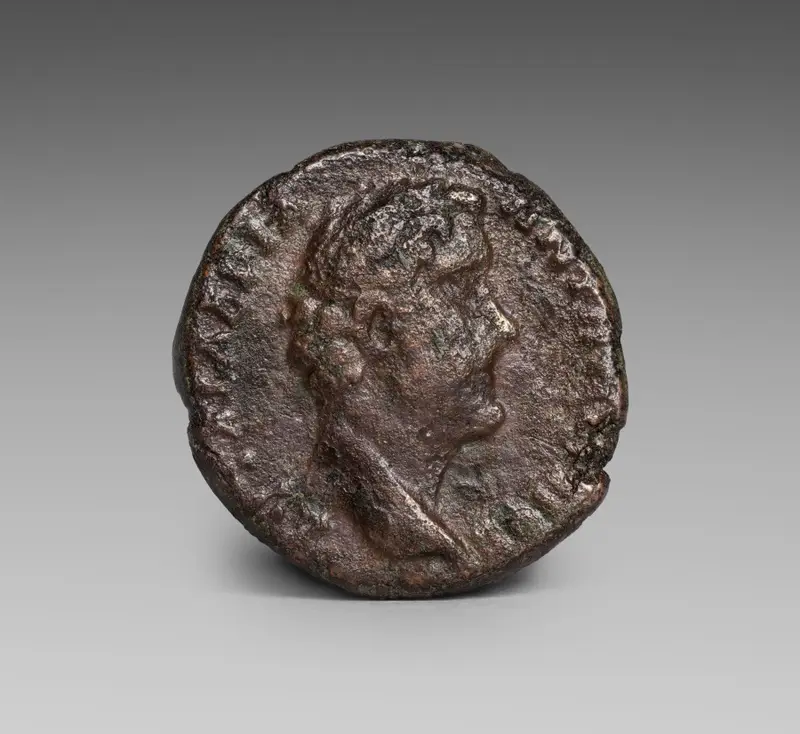 Provincial Coin: Head of Antoninus Pius, Laureate (obverse) — تصویر رکورد موزهٔ هنر کلیولند (دسترسی آزاد)
