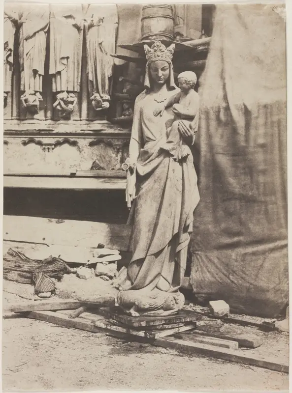 Statue of the Virgin, Notre Dame de Paris — تصویر رکورد موزهٔ هنر کلیولند (دسترسی آزاد)