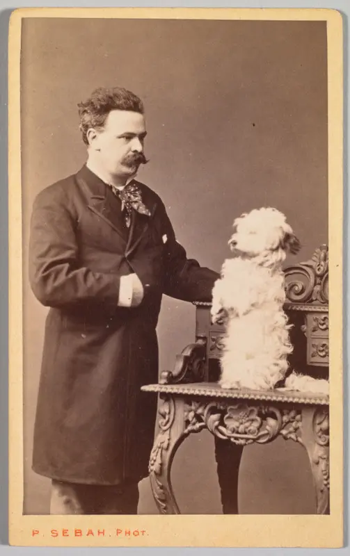 Portrait of a Man and His Dog — تصویر رکورد موزهٔ هنر کلیولند (دسترسی آزاد)