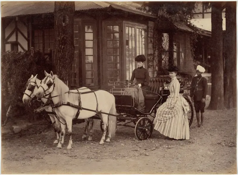 Mrs. and Miss Lyall, Shimla — تصویر رکورد موزهٔ هنر کلیولند (دسترسی آزاد)