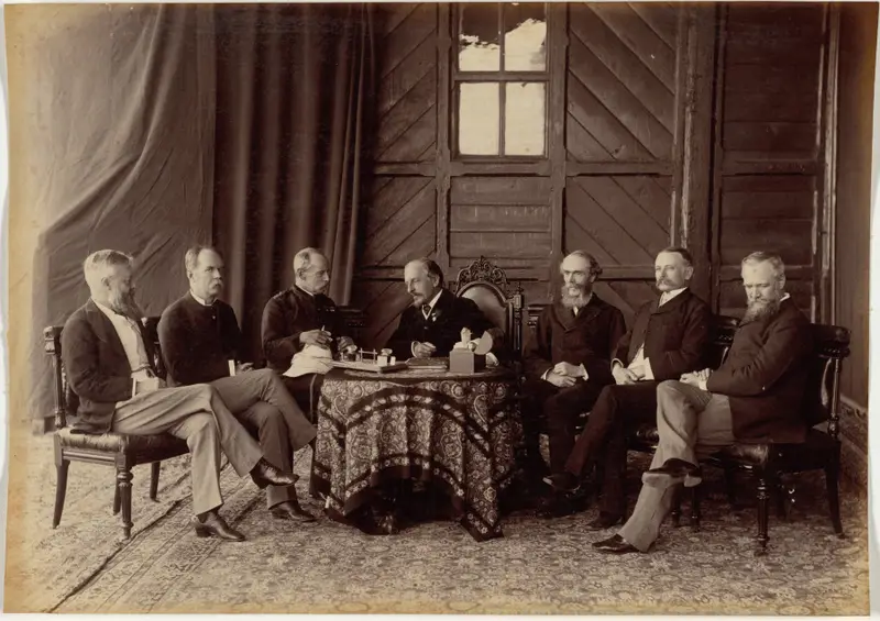 Lord Dufferin and the Supreme Council of Government of India — تصویر رکورد موزهٔ هنر کلیولند (دسترسی آزاد)
