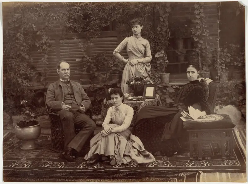 Sir Auckland Colvin and Family, Shimla — تصویر رکورد موزهٔ هنر کلیولند (دسترسی آزاد)
