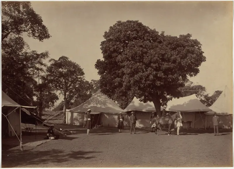 Major Martelli's Camp at Mhow — تصویر رکورد موزهٔ هنر کلیولند (دسترسی آزاد)