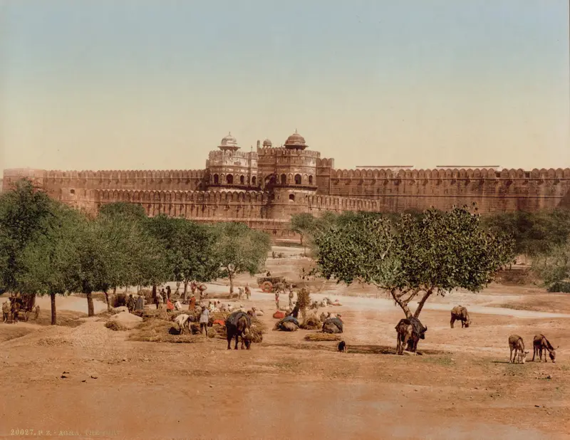 Agra. The Fort — تصویر رکورد موزهٔ هنر کلیولند (دسترسی آزاد)