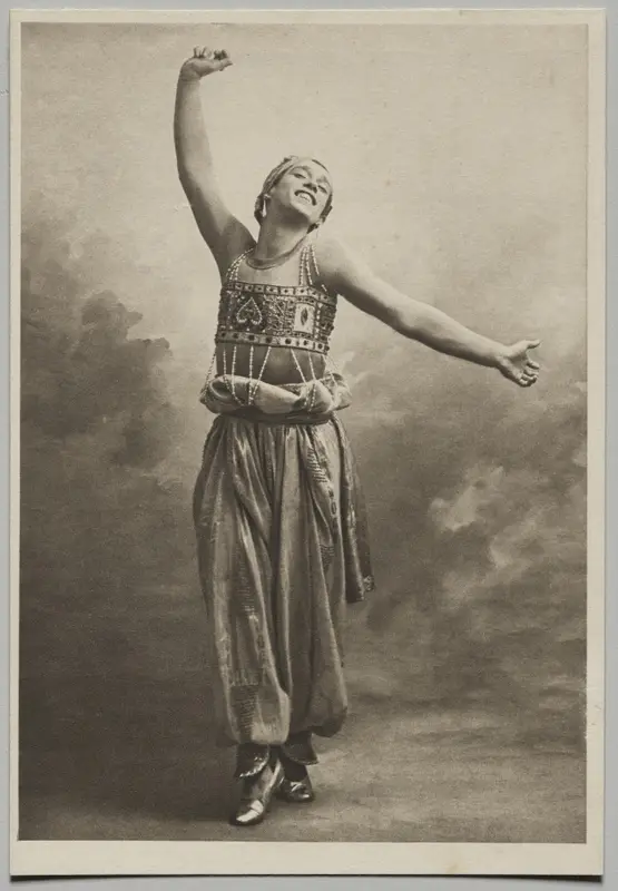 Vaslav Nijinsky in Scheherazade — تصویر رکورد موزهٔ هنر کلیولند (دسترسی آزاد)