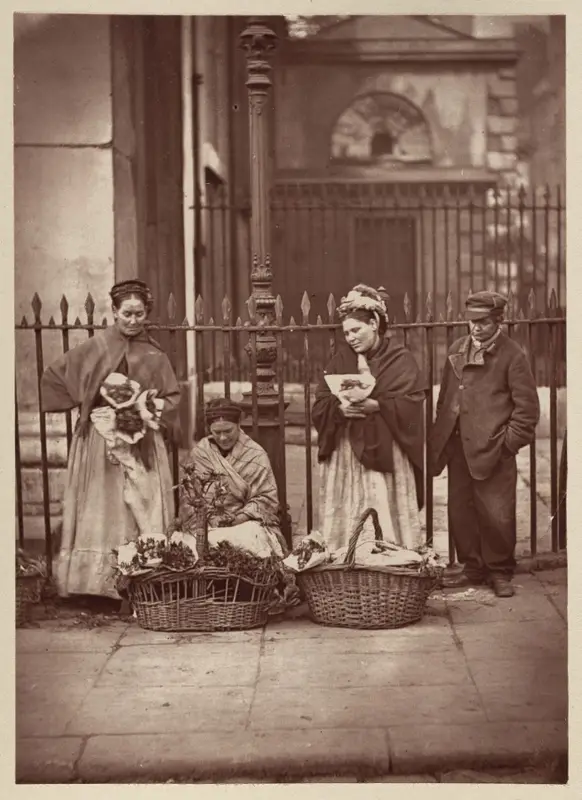 Covent Garden Flower Women — تصویر رکورد موزهٔ هنر کلیولند (دسترسی آزاد)